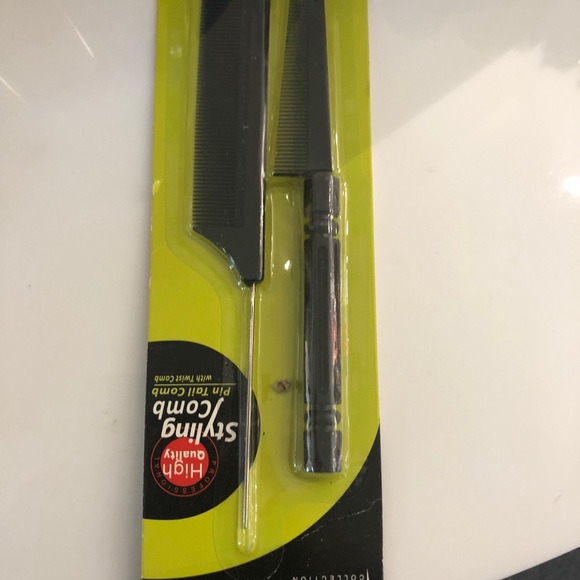 Salon style kit brush scissors mirror sprits comb main image 7